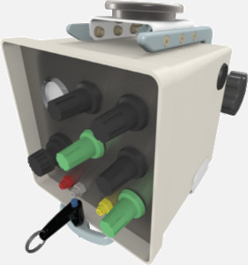 Hillaero BRONCHOTRON FAA certified Mount for your Air Ambulance Airmed Helicopter or Fixed Wing Aircraft WITH UNITS ISO1